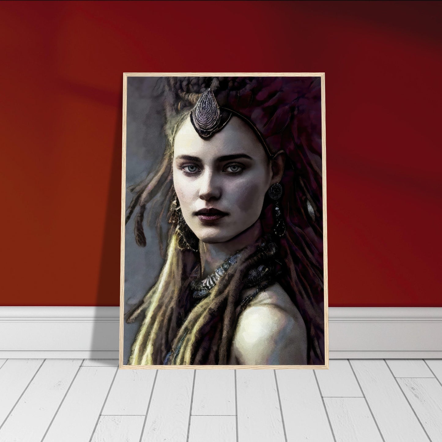 Inger, Museum-Quality Matte Paper Wooden Framed Poster