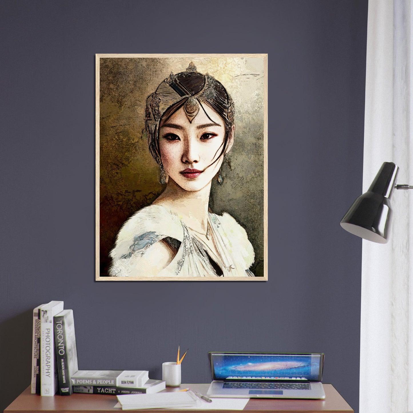 Yuan, Museum-Quality Matte Paper Wooden Framed Poster