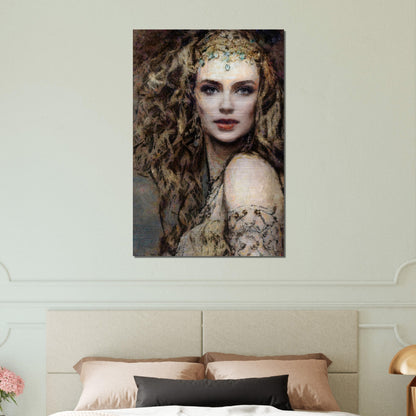 Tatiana, Brushed Aluminum Print