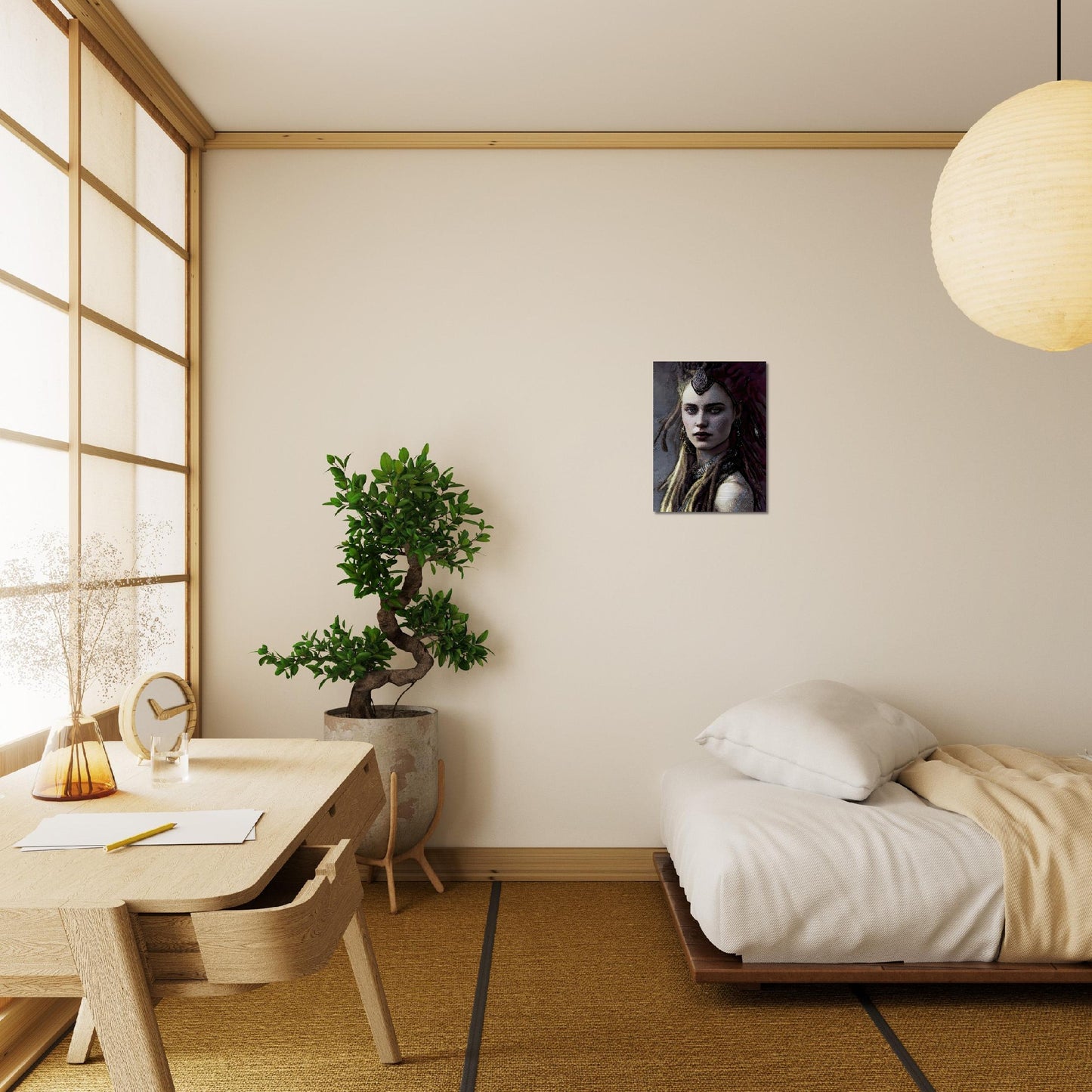 Inger, Brushed Aluminum Print