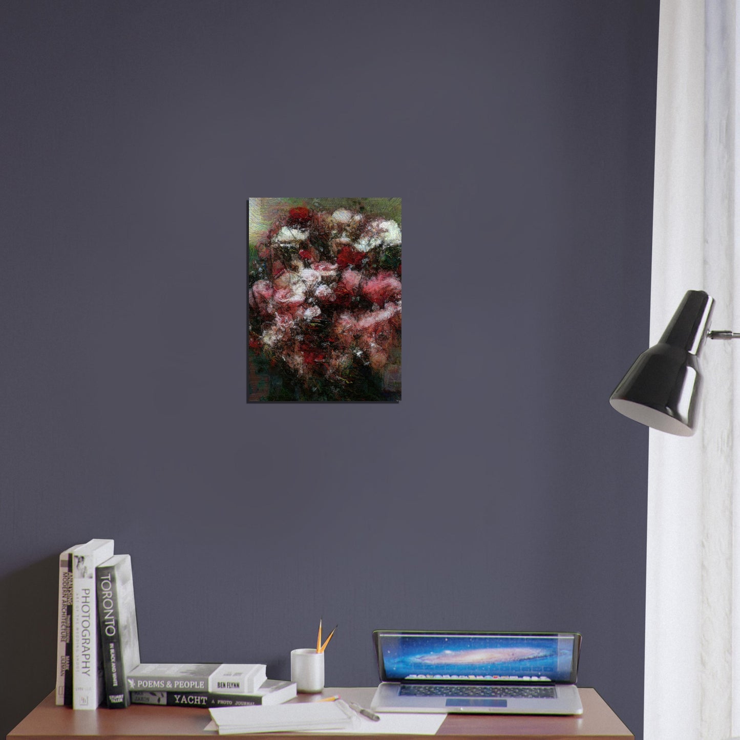 Flowers study 27, Brushed Aluminum Print