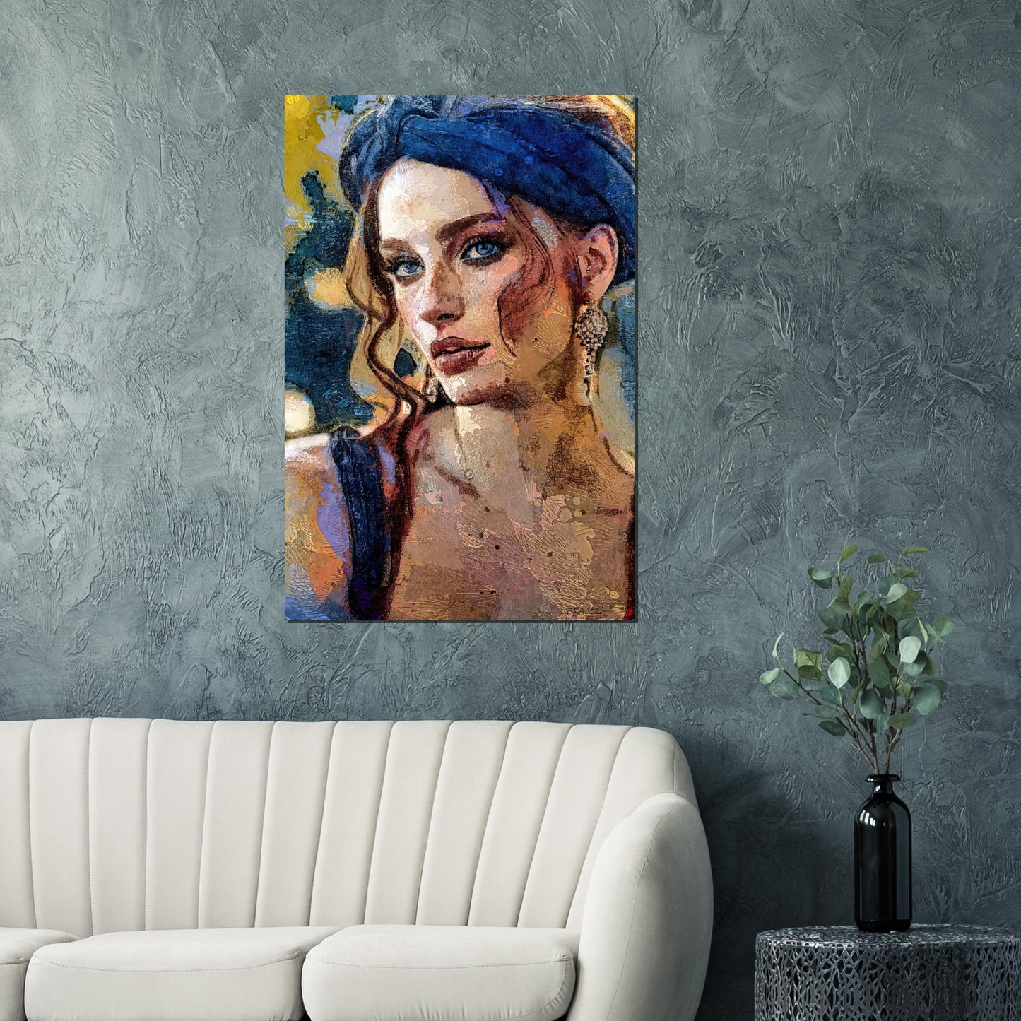 Kylie, Foam Portrait