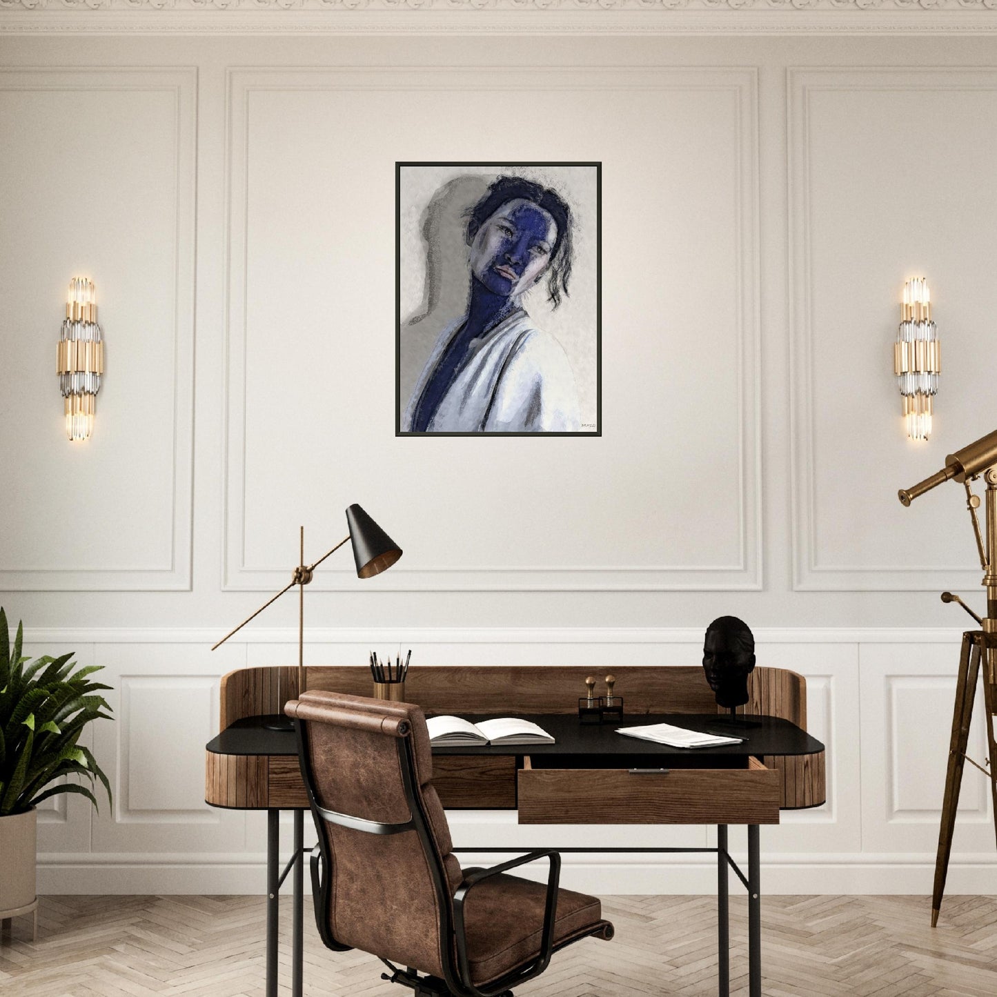 Kiyo, Museum-Quality Matte Paper Metal Framed Poster