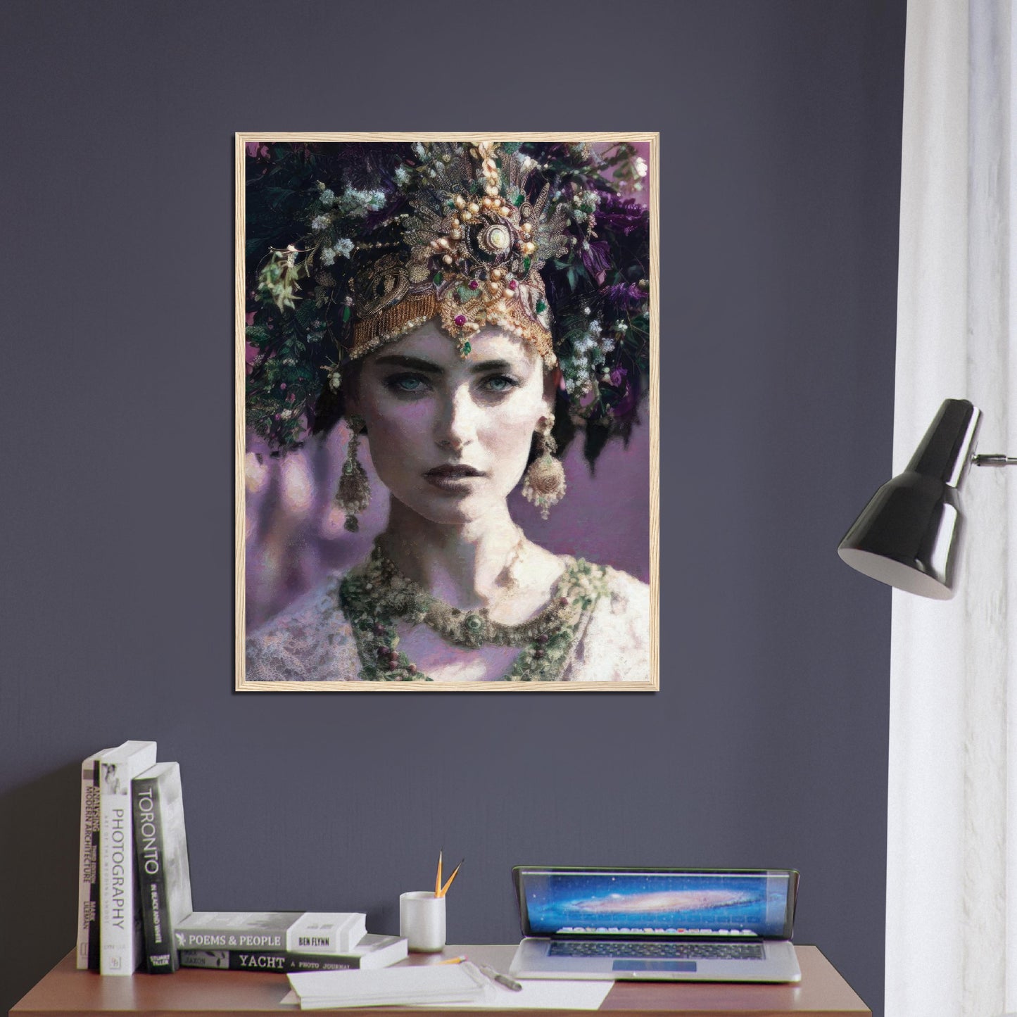 Lea, Museum-Quality Matte Paper Wooden Framed Poster