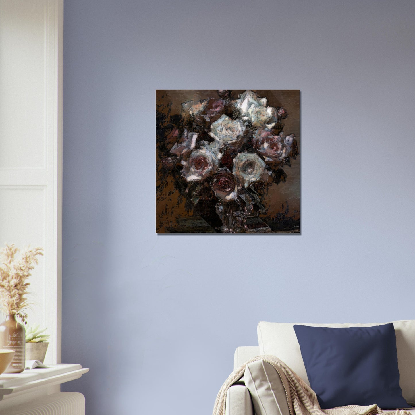 Flowers study 20, Brushed Aluminum Print