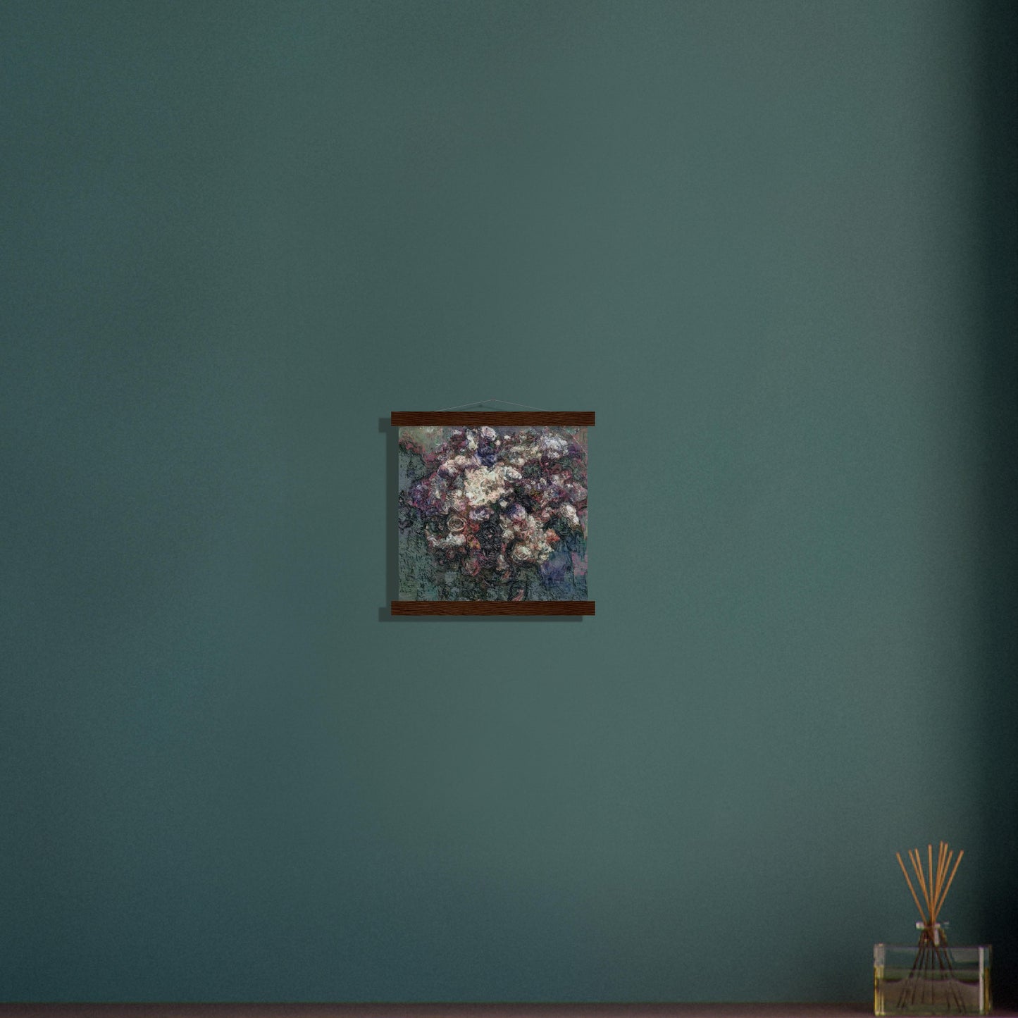 Flowers study 19, Museum-Quality Matte Paper Poster with Hanger