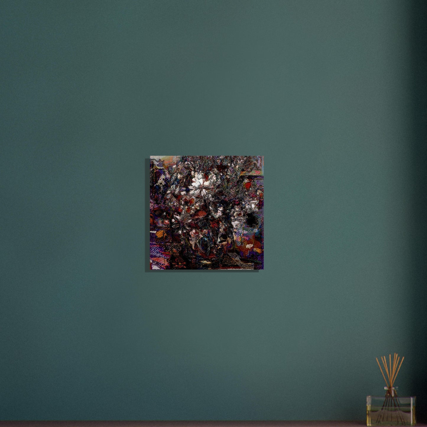 Flowers study 4, Brushed Aluminum Print