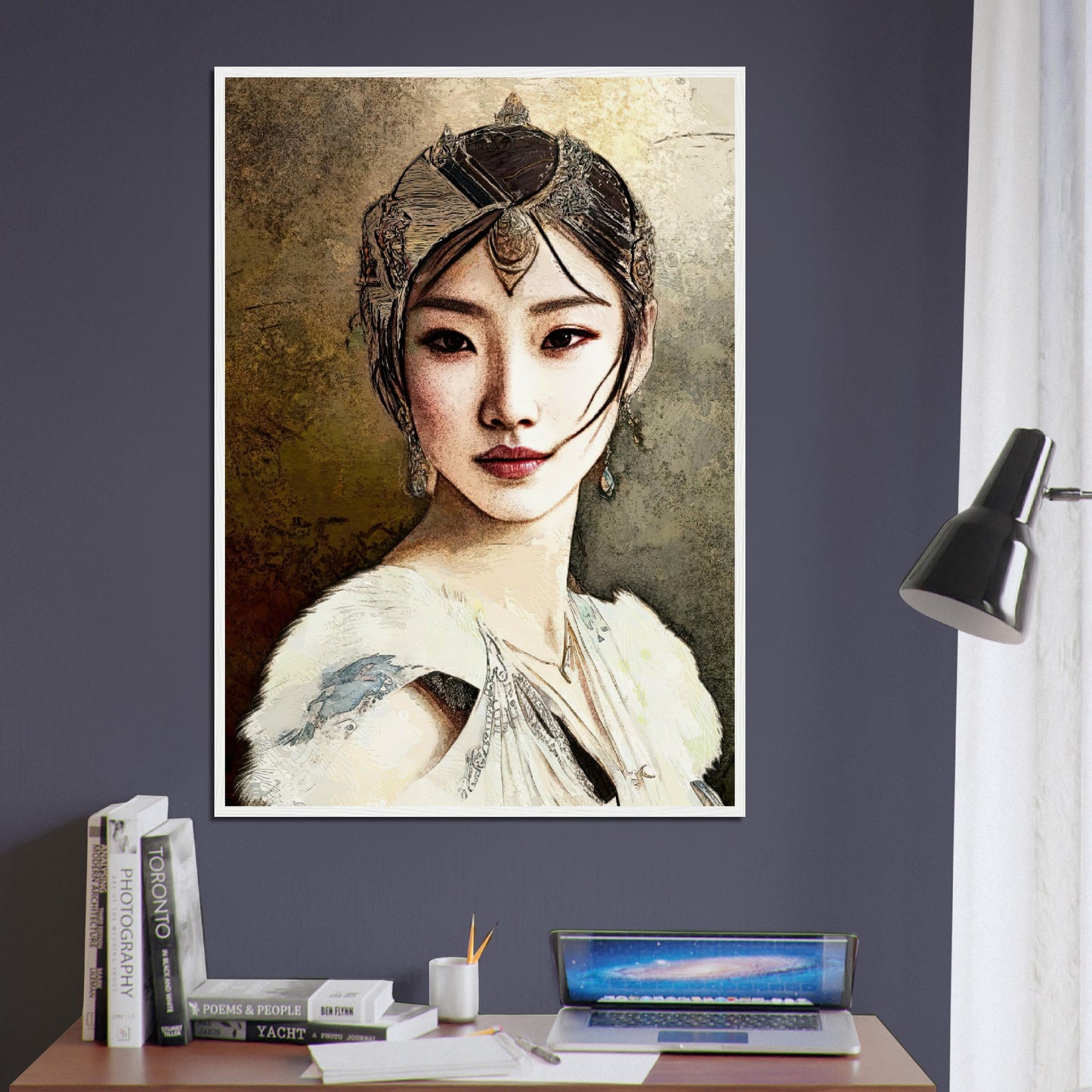 Yuan, Museum-Quality Matte Paper Wooden Framed Poster