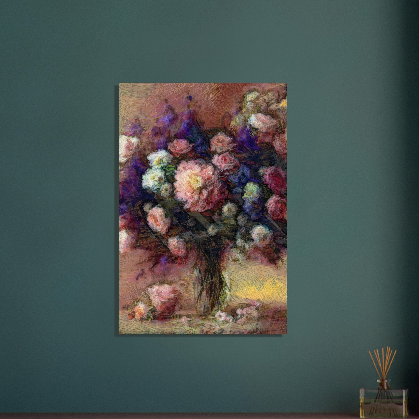 Flowers study 24, Wood Prints