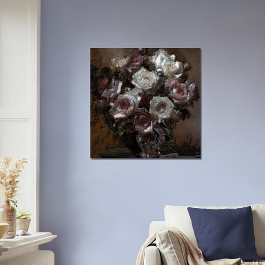 Flowers study 20, Brushed Aluminum Print