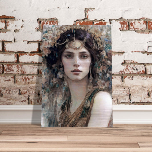 Anais, Brushed Aluminum Print