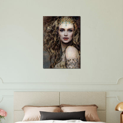 Tatiana, Brushed Aluminum Print