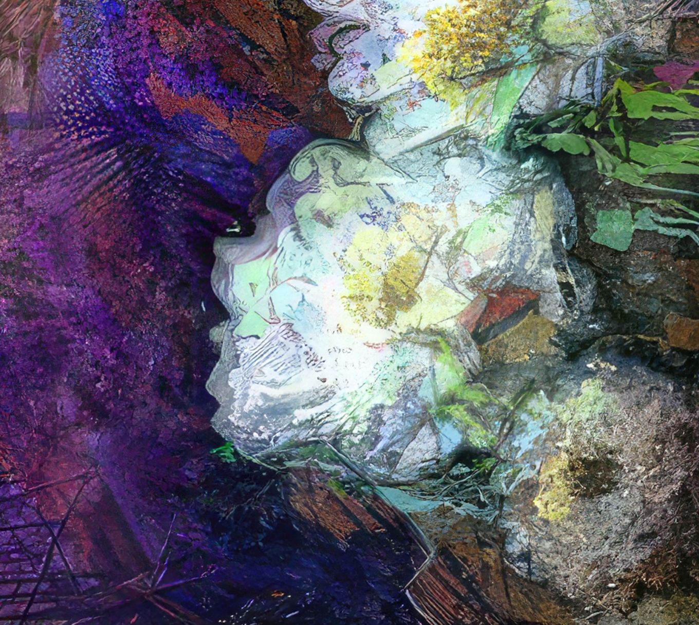 Flowers study 24, Acrylic Glass on Metal