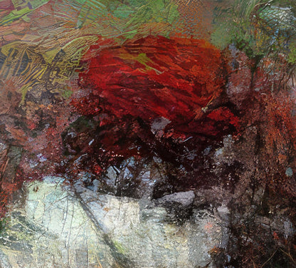 Flowers study 27, Acrylic Glass on Metal 40 x 30 cm