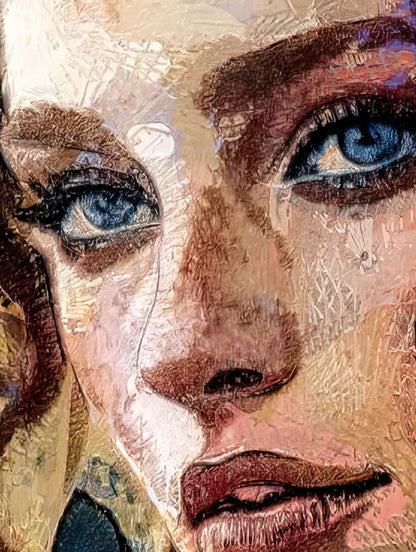 Kylie, Acrylic Glass on Metal