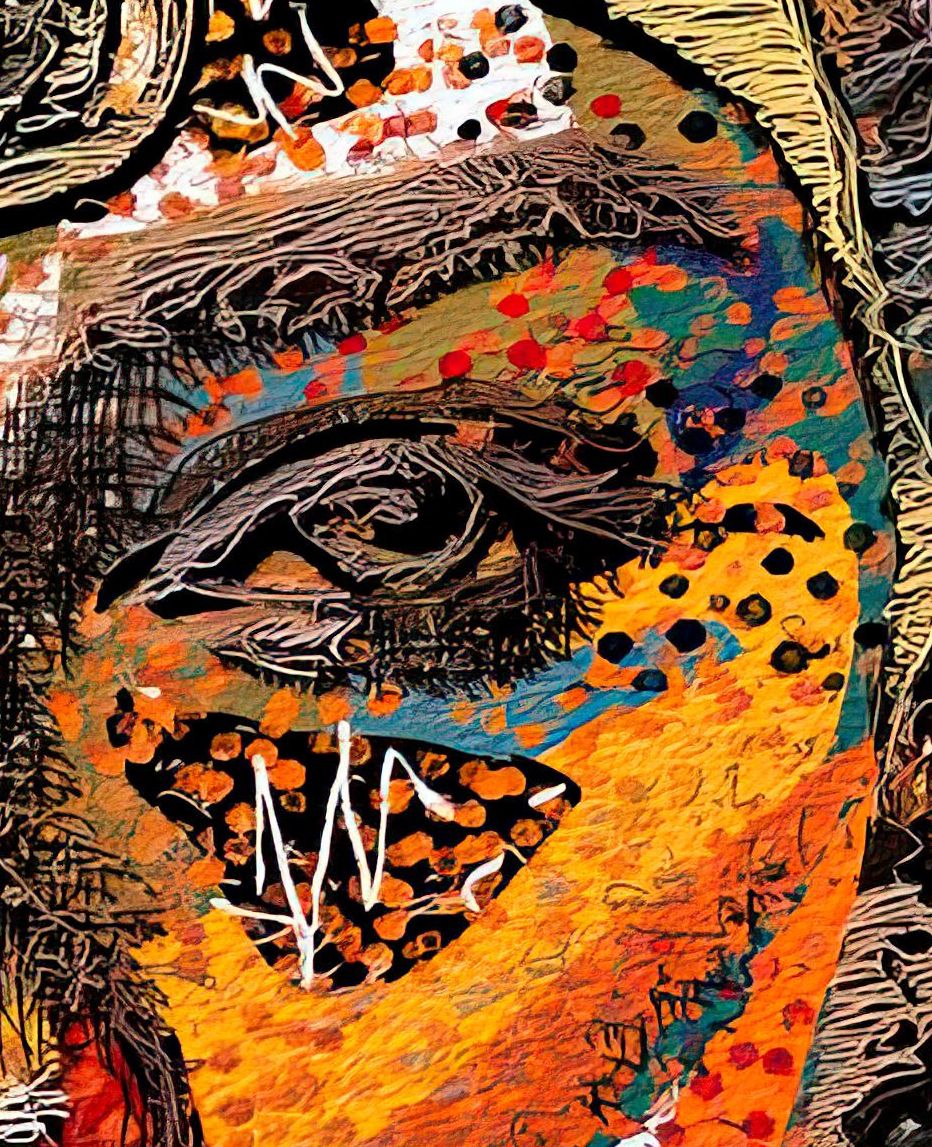 Kushim, Acrylic Glass on Metal