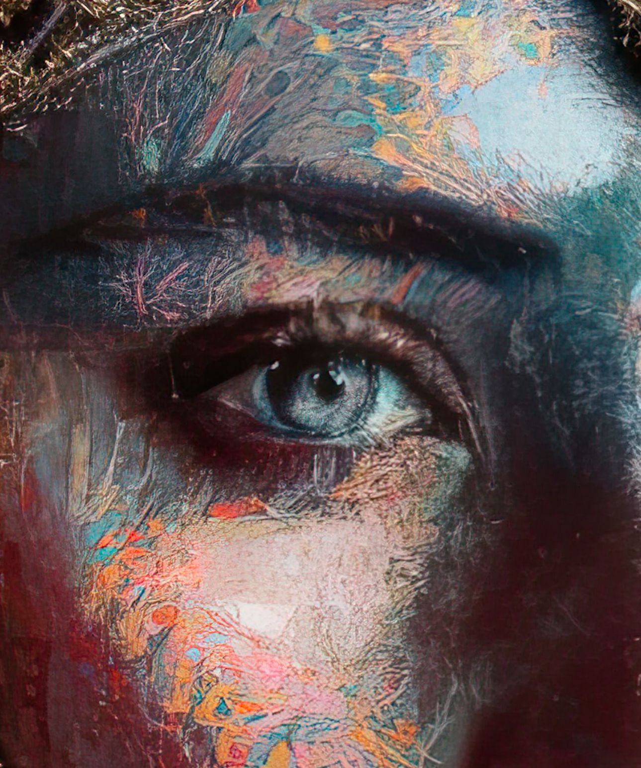 Xena, Acrylic Glass on Metal