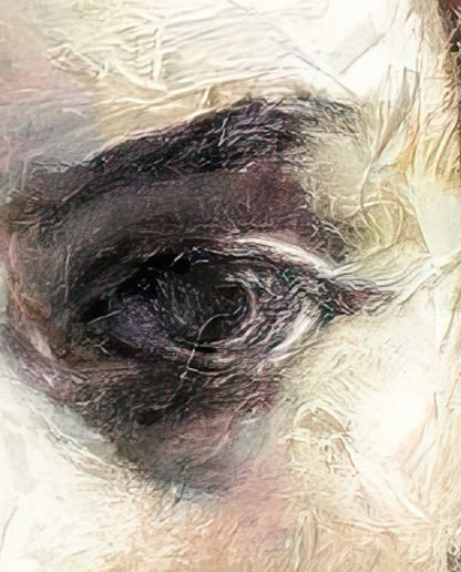 Mina, Acrylic Glass on Metal