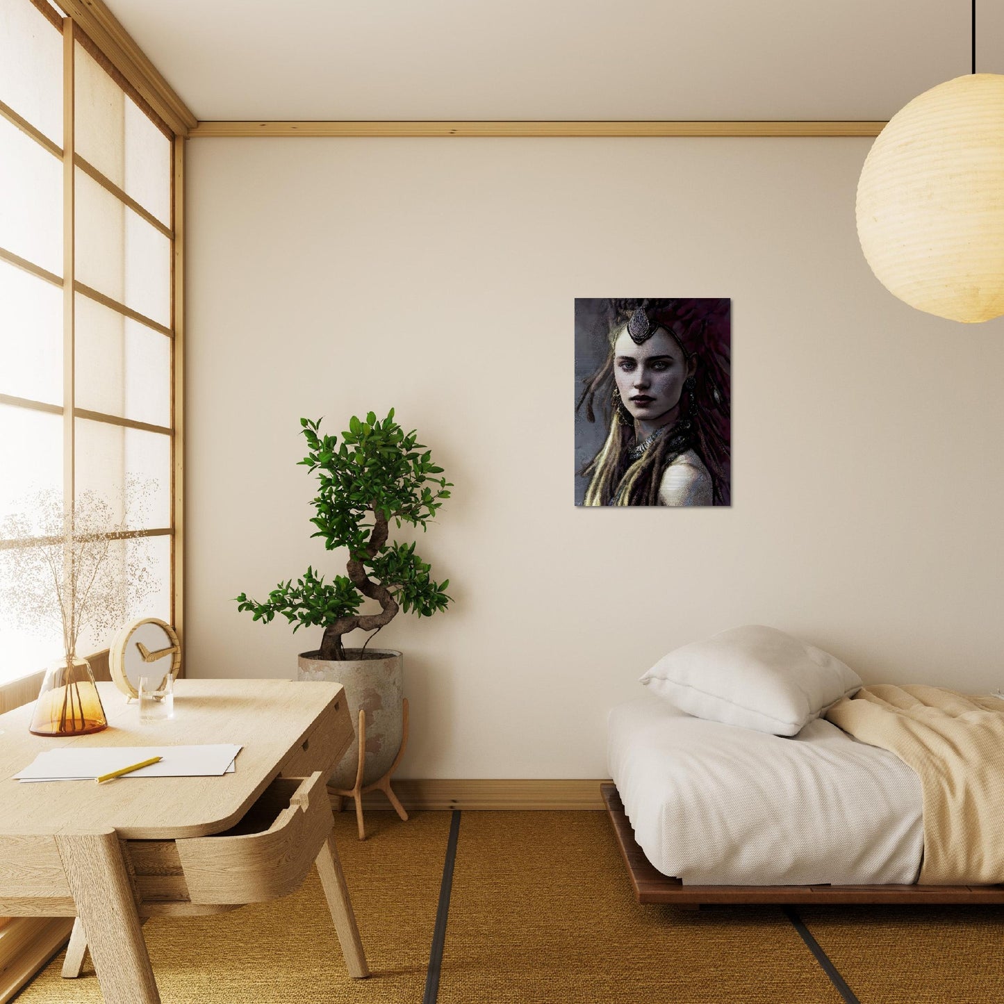 Inger, Brushed Aluminum Print