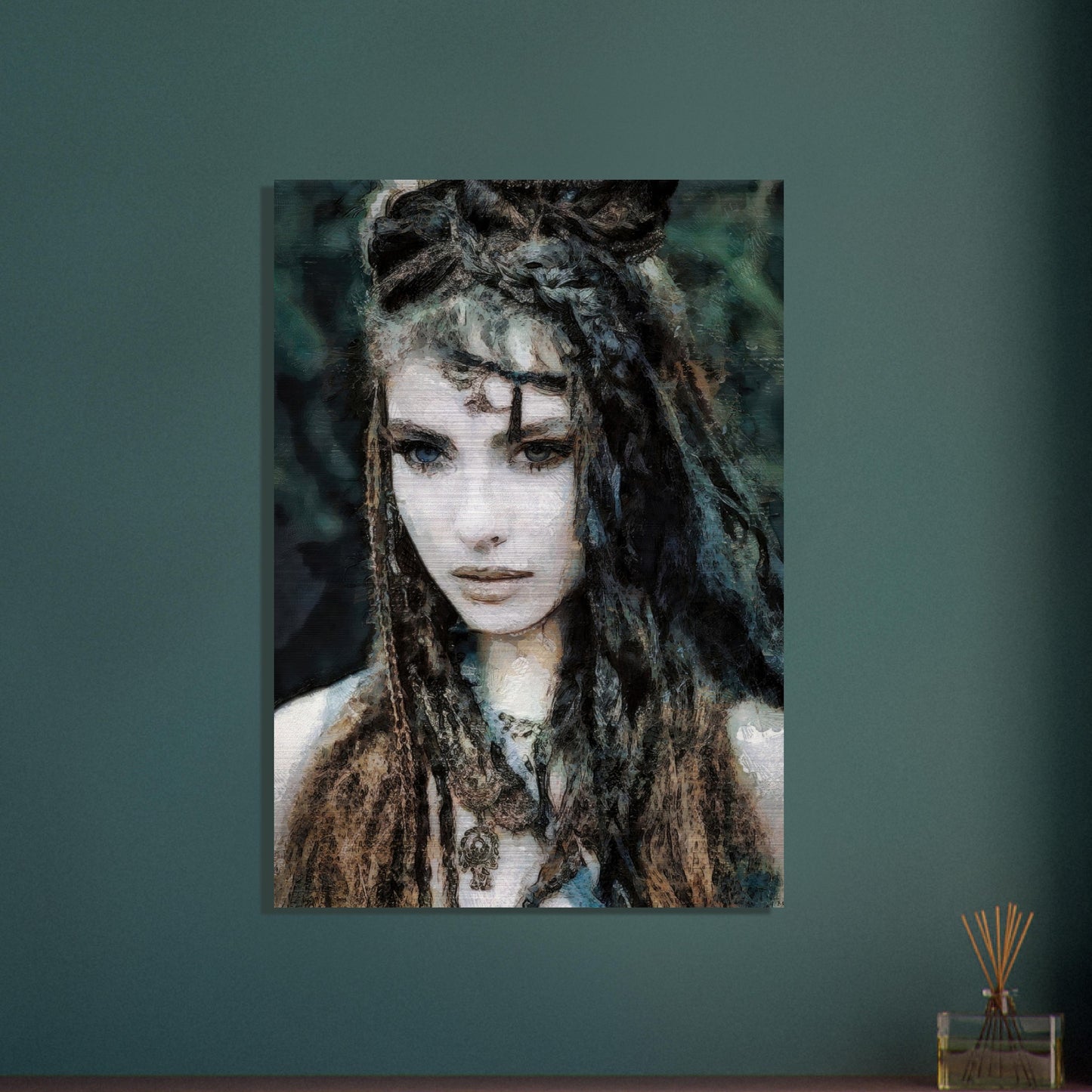 Miranda, Brushed Aluminum Print