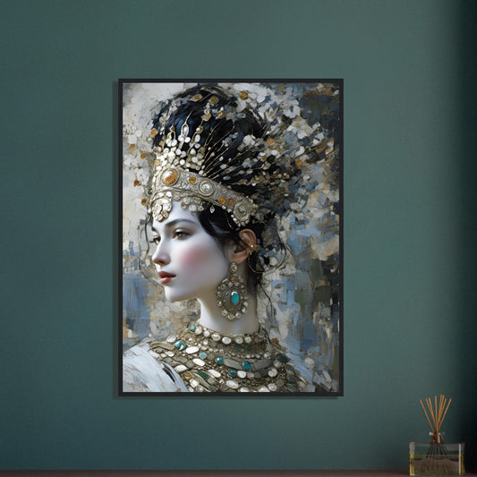 Kyria, Premium Matte Paper Wooden Framed Poster