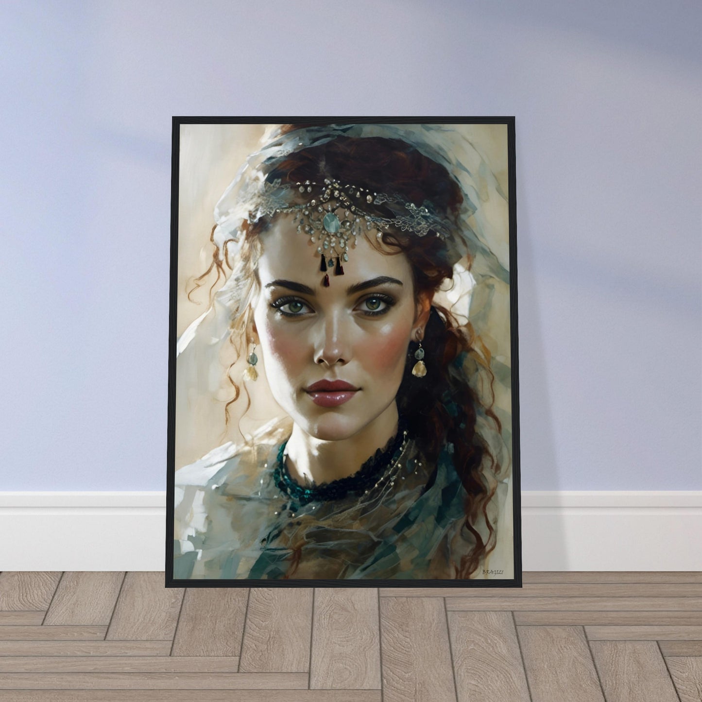 Linda, Museum-Quality Matte Paper Wooden Framed Poster