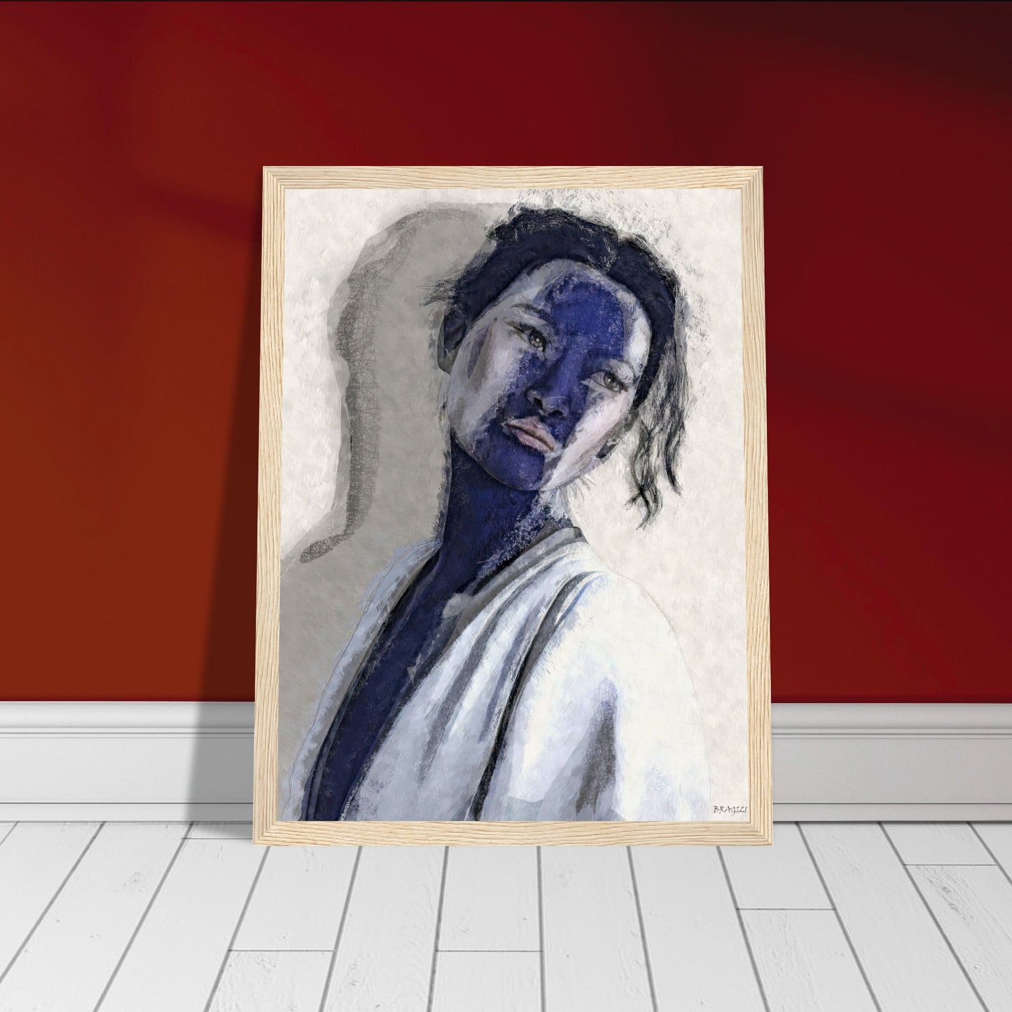 Kiyo, Museum-Quality Matte Paper Wooden Framed Poster