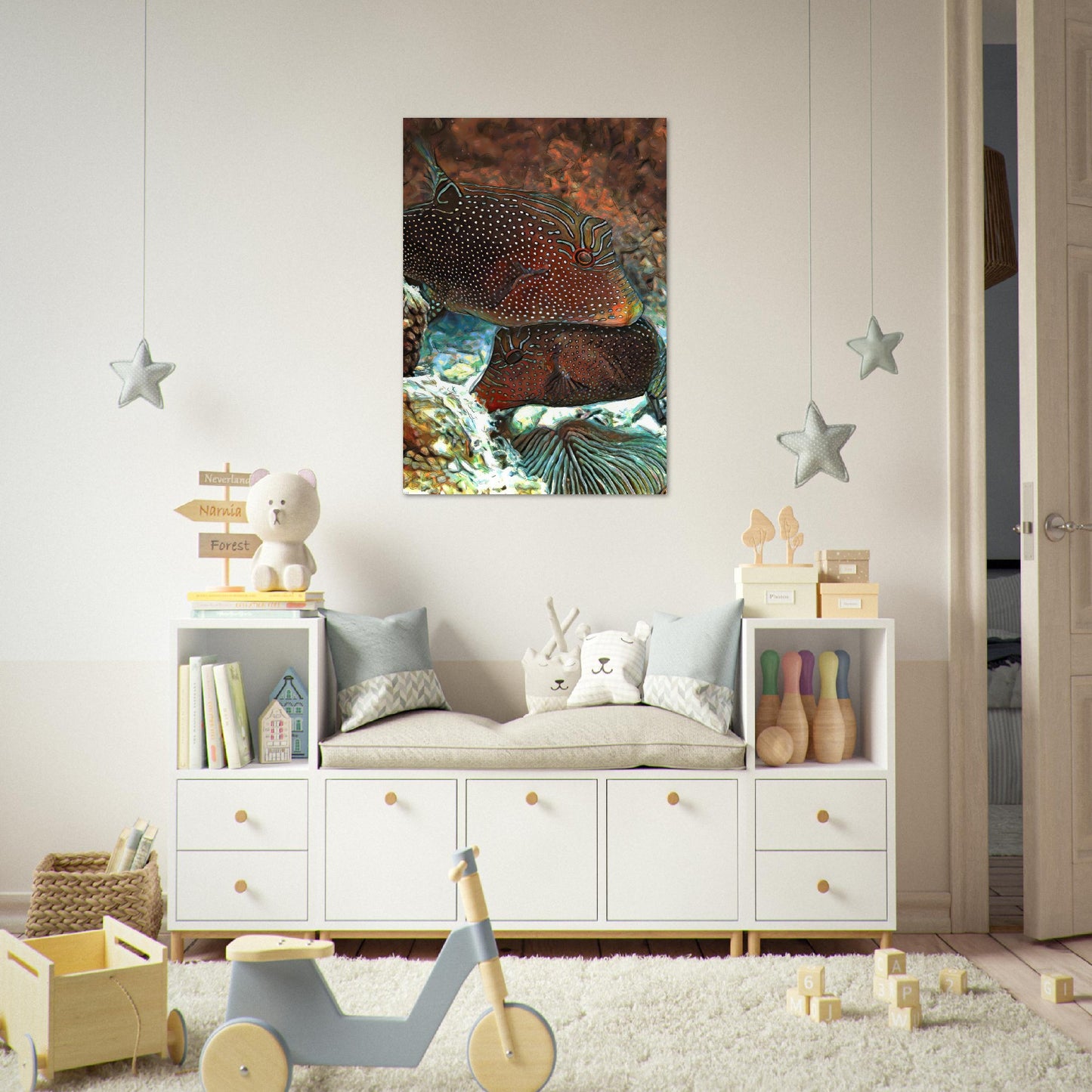 Papuan toby, Foam Portrait