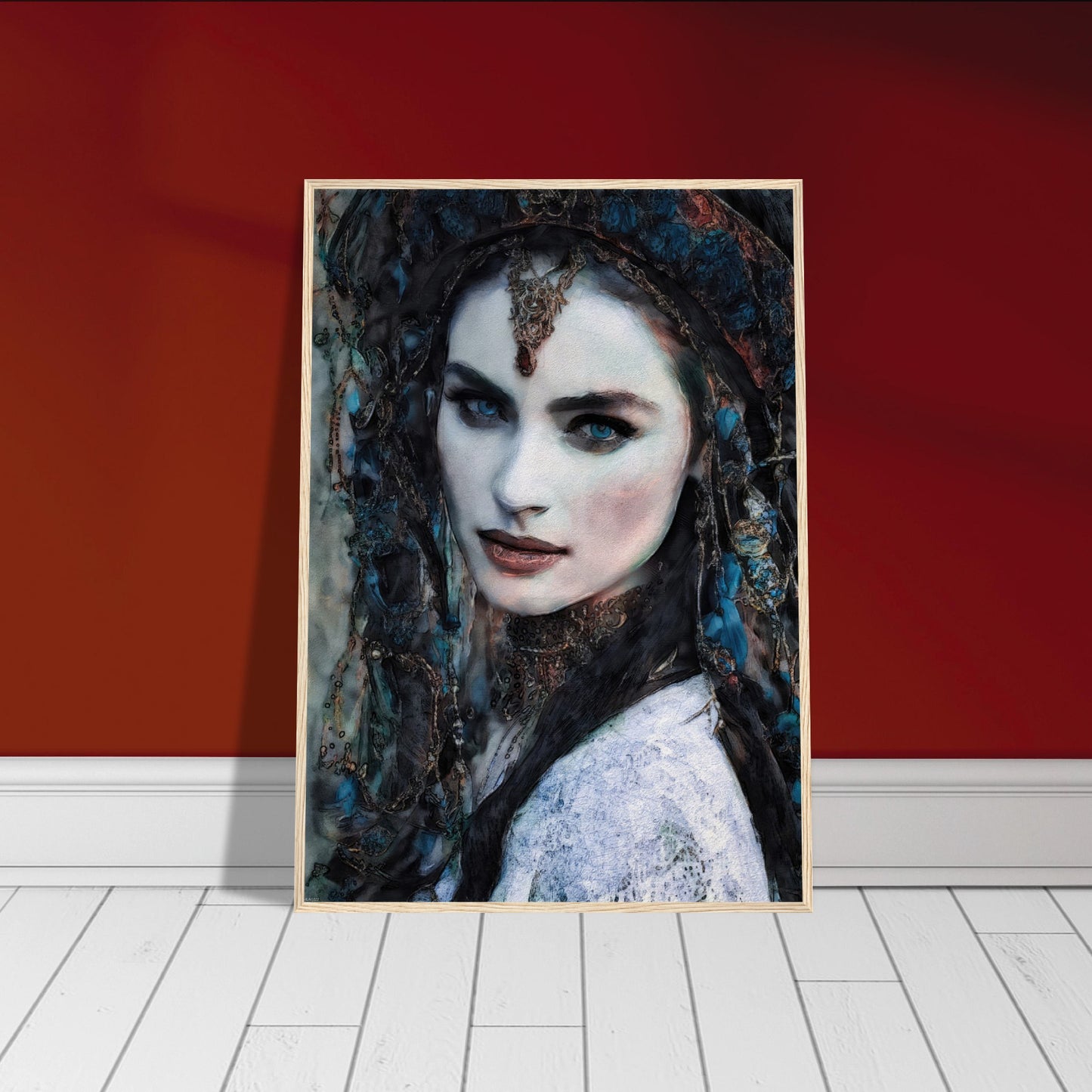 Melek, Museum-Quality Matte Paper Wooden Framed Poster
