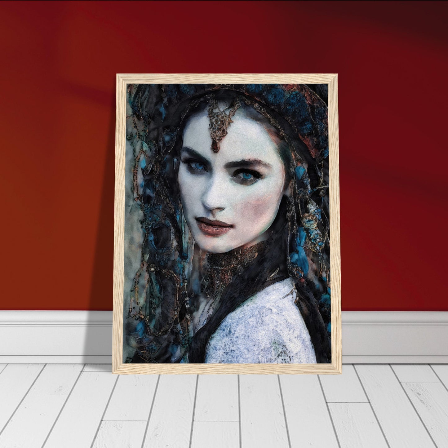 Melek, Museum-Quality Matte Paper Wooden Framed Poster