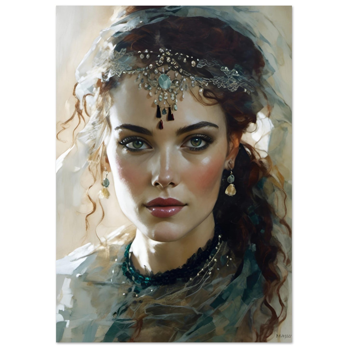 Linda, Aluminum Print