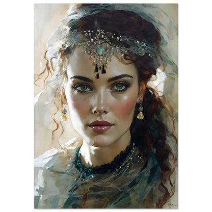 Linda, Aluminum Print