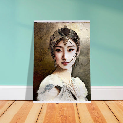 Yuan, Brushed Aluminum Print