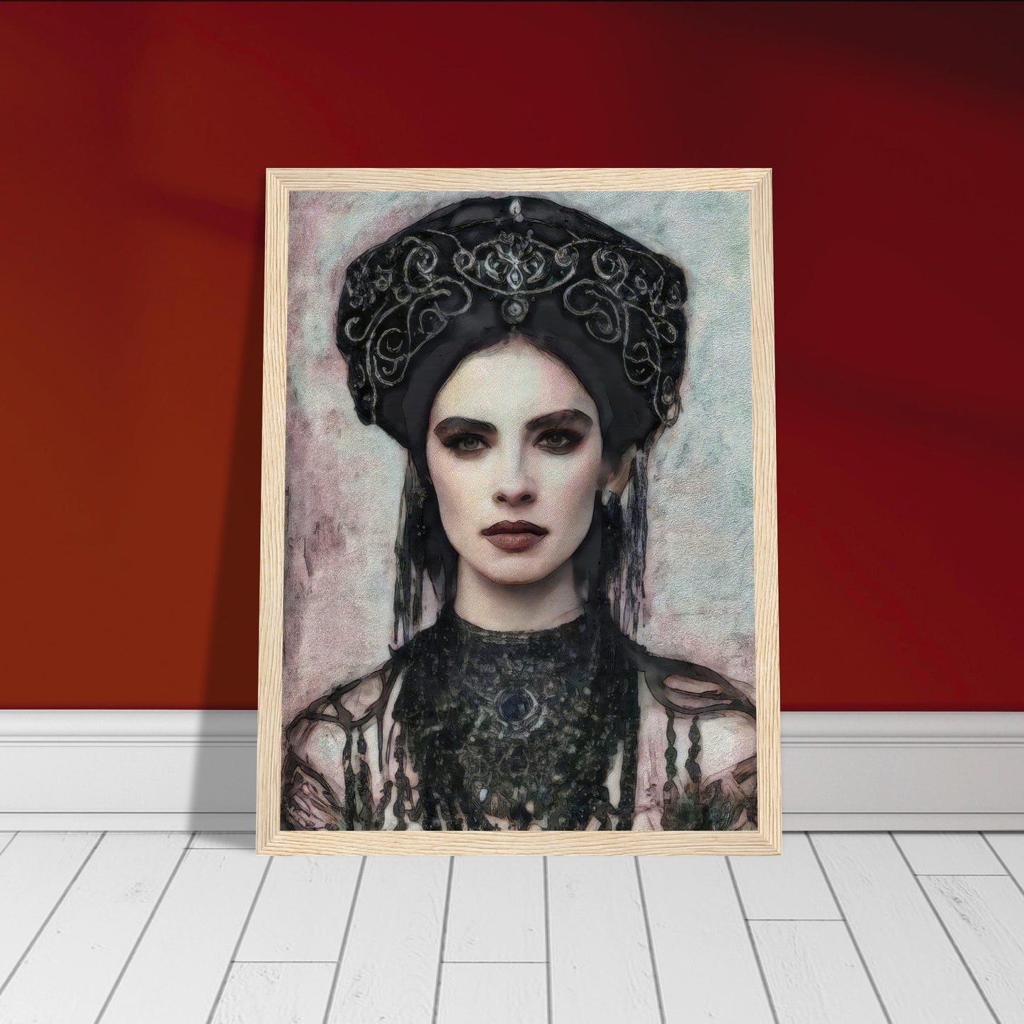 Sarah, Museum-Quality Matte Paper Wooden Framed Poster