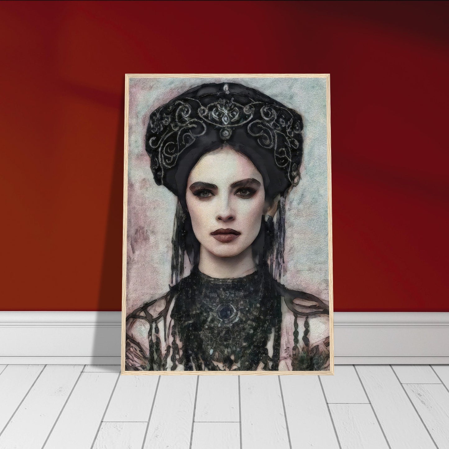 Sarah, Museum-Quality Matte Paper Wooden Framed Poster