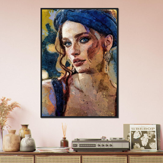 Kylie, Museum-Quality Matte Paper Wooden Framed Poster