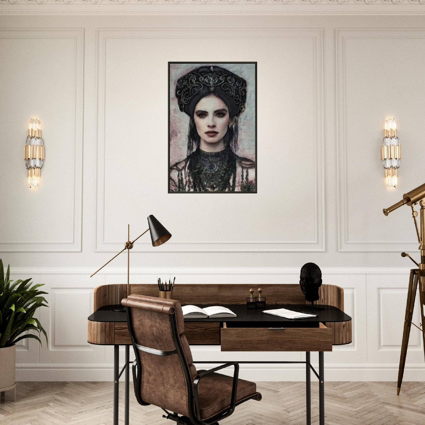 Sarah, Museum-Quality Matte Paper Metal Framed Poster