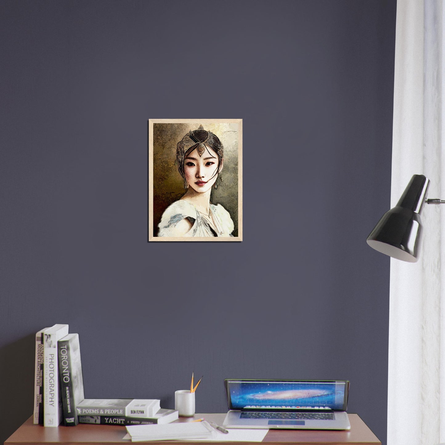 Yuan, Museum-Quality Matte Paper Wooden Framed Poster