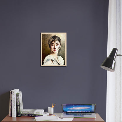 Yuan, Museum-Quality Matte Paper Wooden Framed Poster