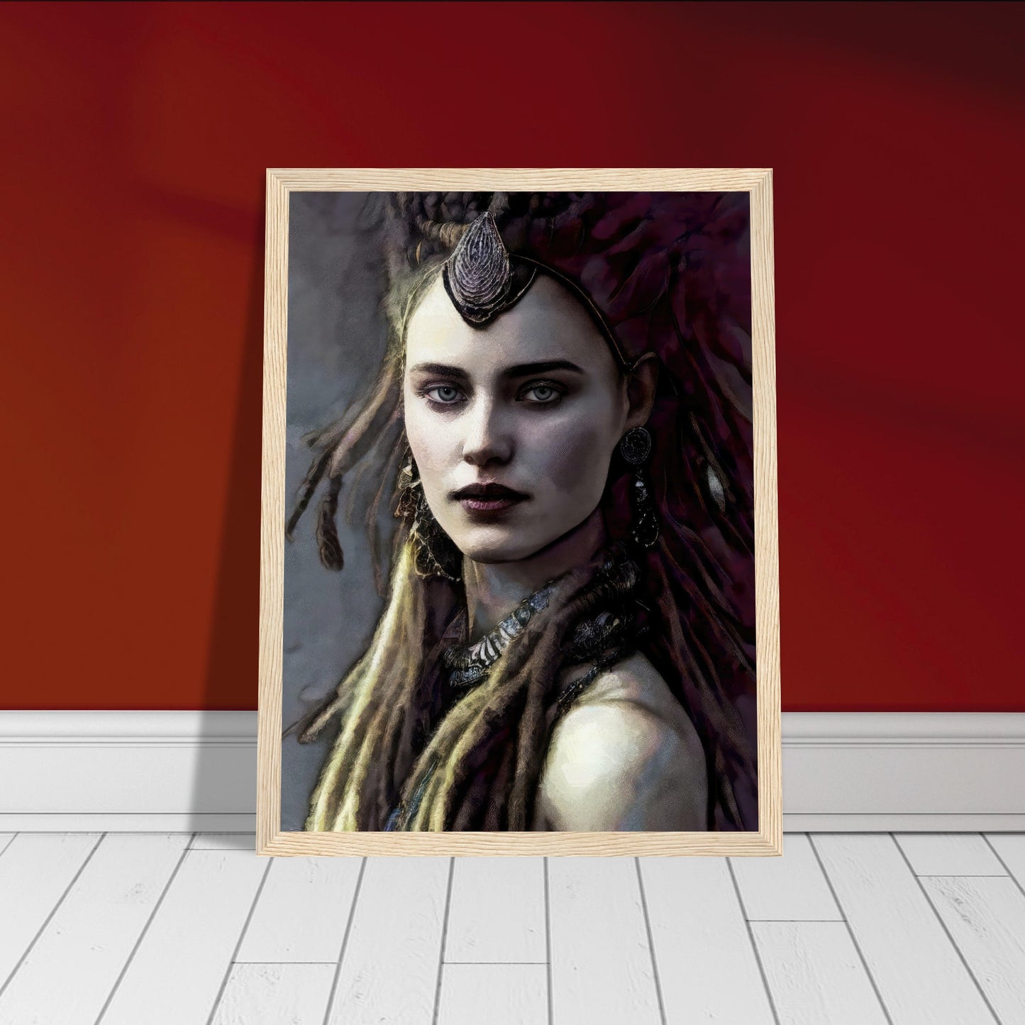 Inger, Museum-Quality Matte Paper Wooden Framed Poster