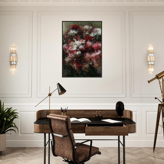 Flowers study 27, Museum-Quality Matte Paper Metal Framed Poster