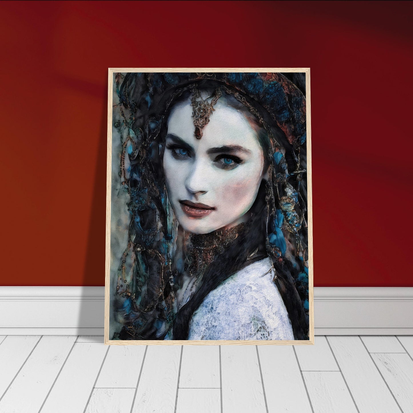 Melek, Museum-Quality Matte Paper Wooden Framed Poster