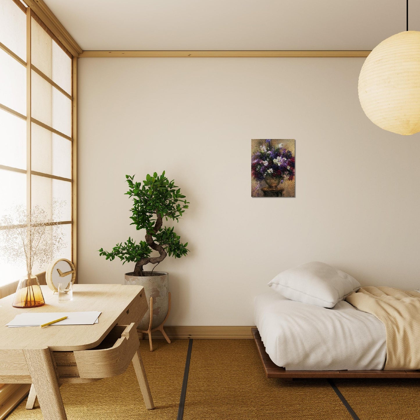 Flowers study 22, Brushed Aluminum Print