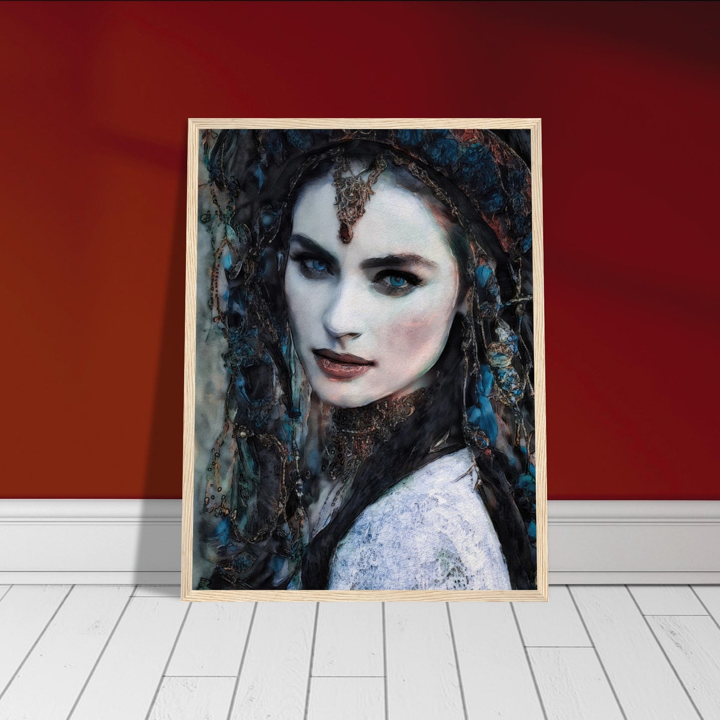 Melek, Museum-Quality Matte Paper Wooden Framed Poster
