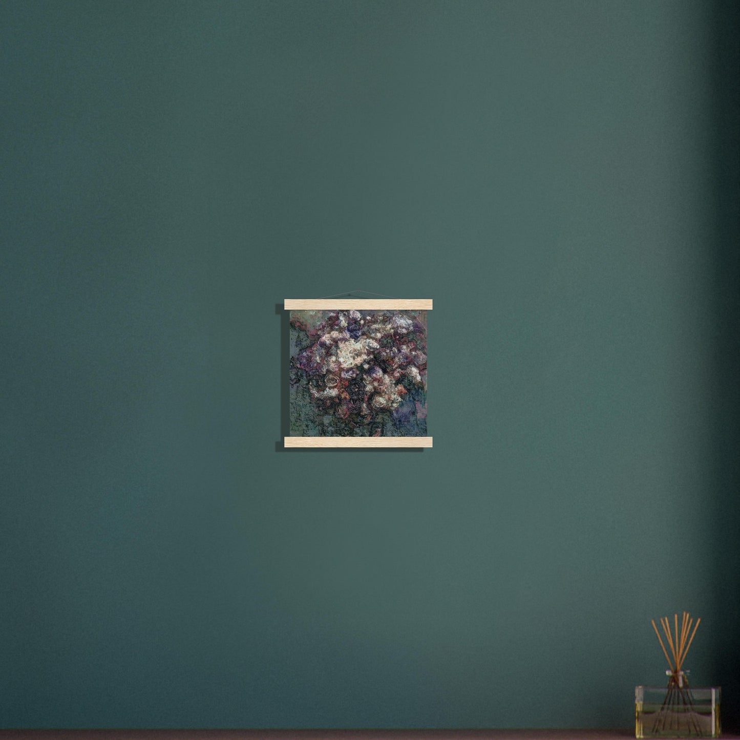 Flowers study 19, Museum-Quality Matte Paper Poster with Hanger