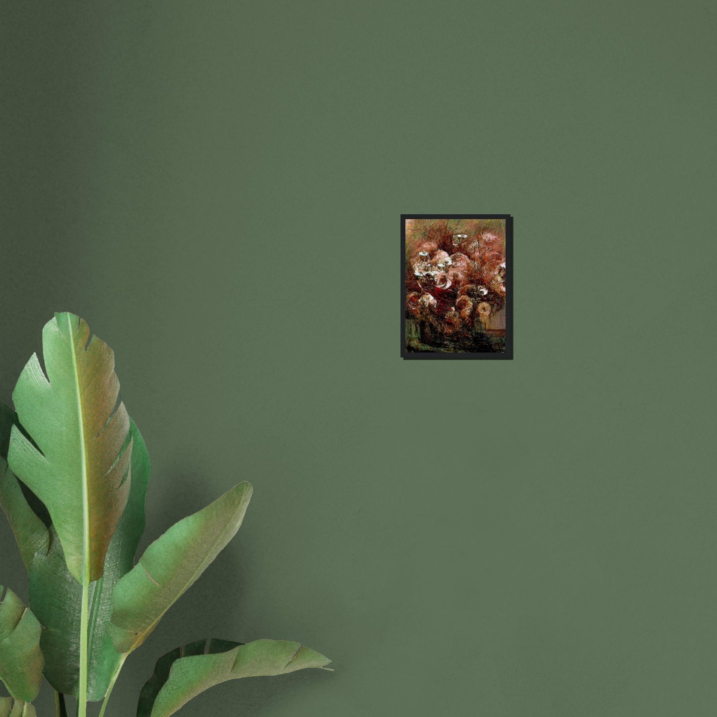 Flowers study 29, Museum-Quality Matte Paper Wooden Framed Poster