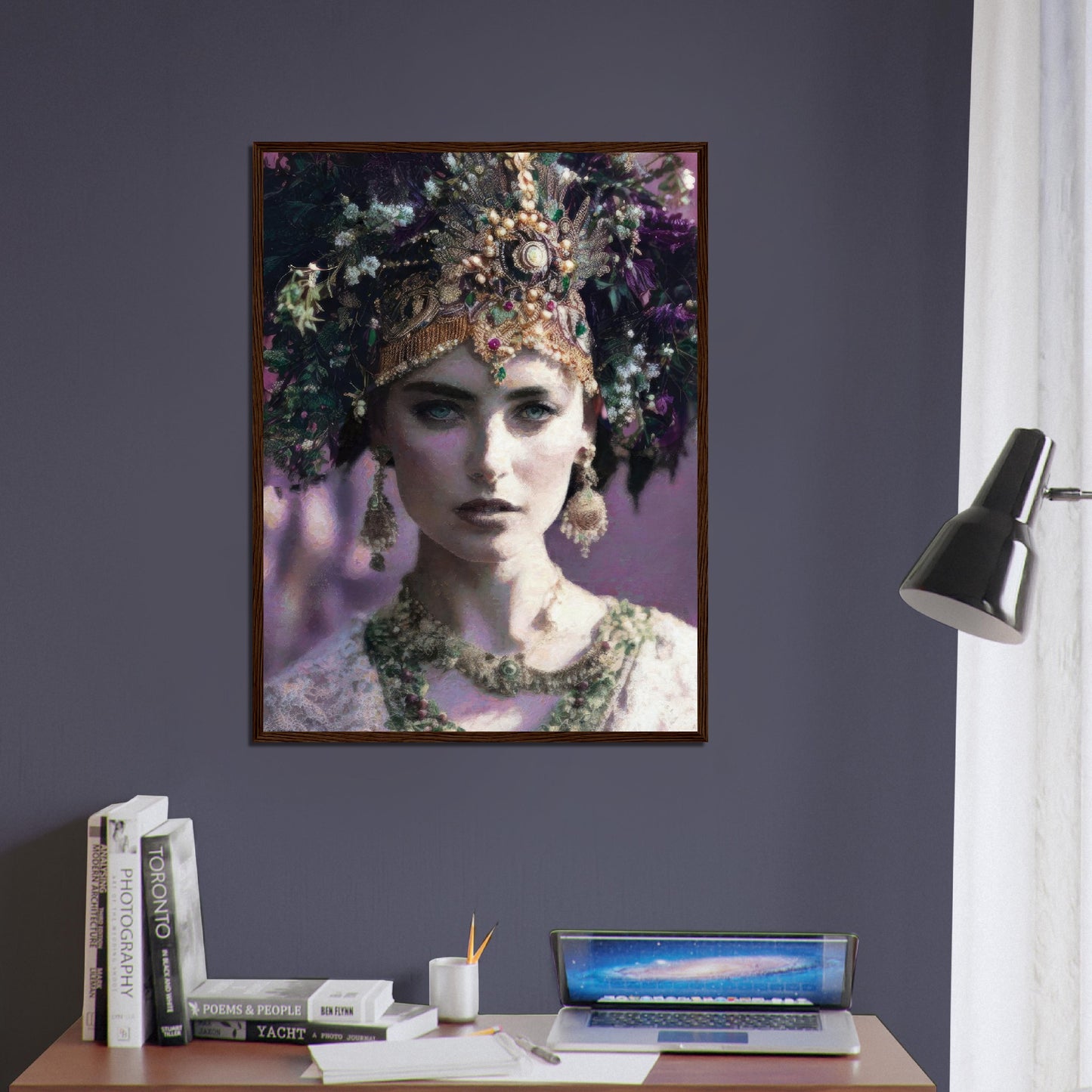 Lea, Museum-Quality Matte Paper Wooden Framed Poster