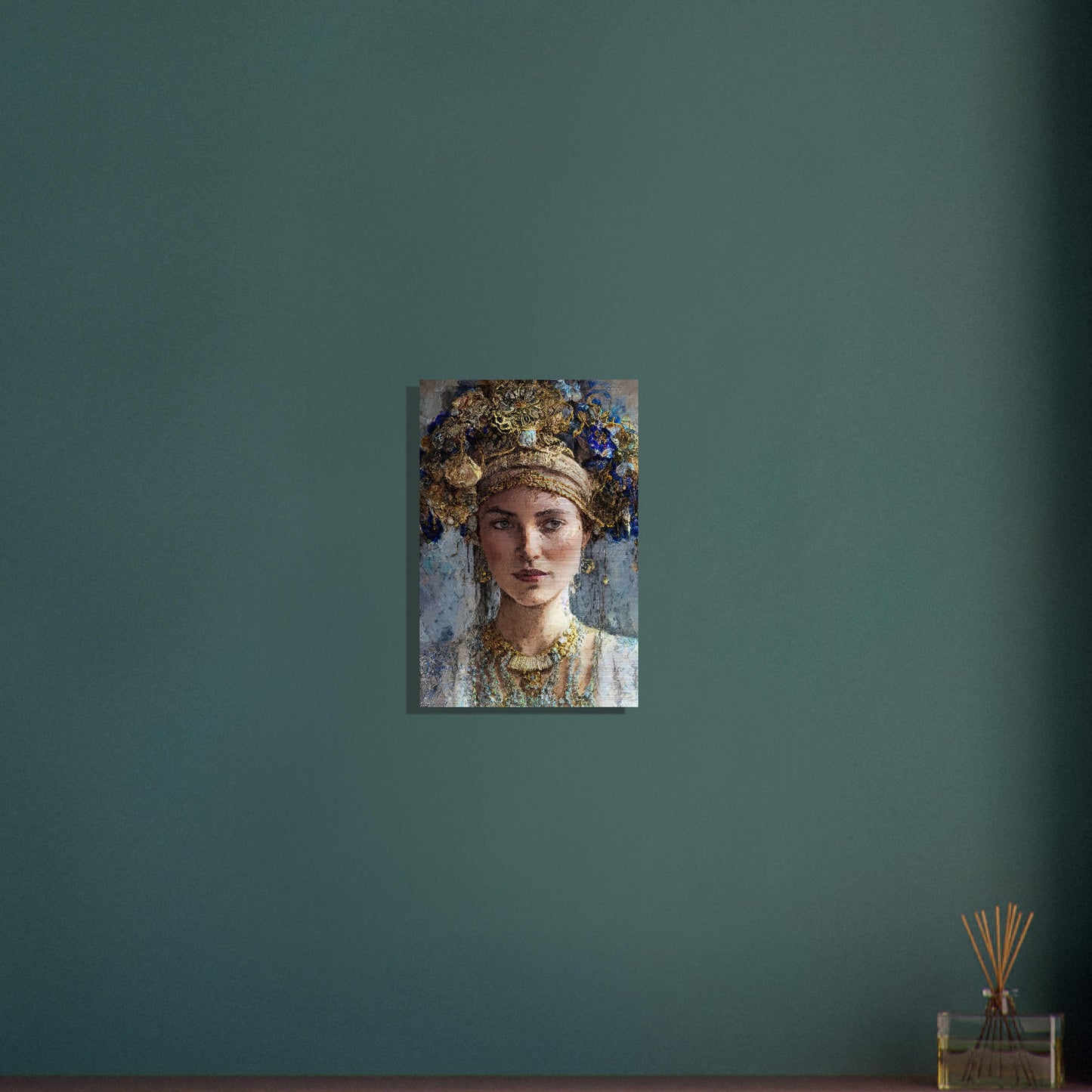 Abigail, Brushed Aluminum Print