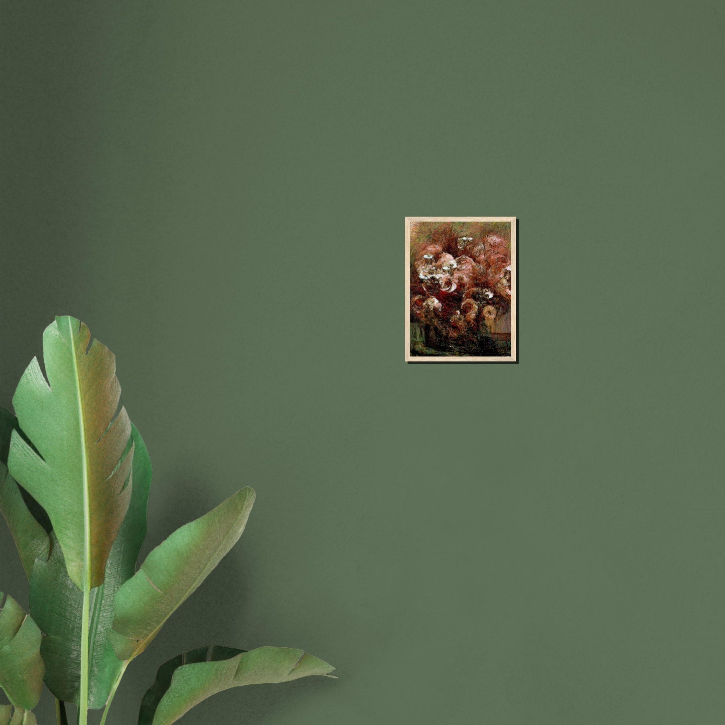 Flowers study 29, Museum-Quality Matte Paper Wooden Framed Poster