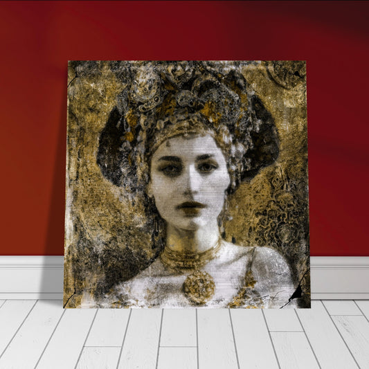 Irina, Brushed Aluminum Print